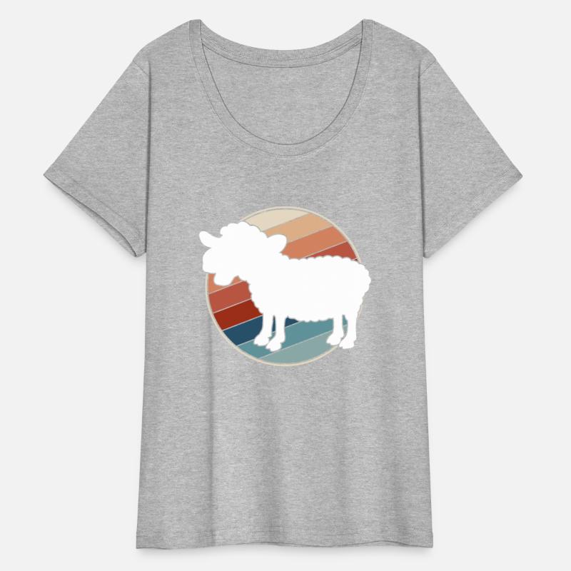 Sheep in Retro Style