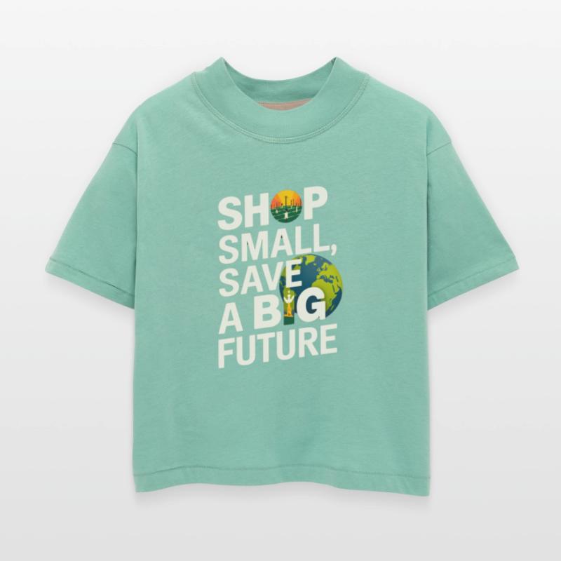 Shop Small Save a Big Future Globe Fun
