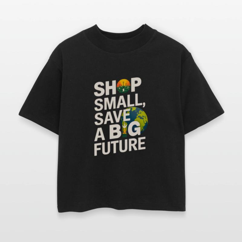 Shop Small Save a Big Future Globe Fun