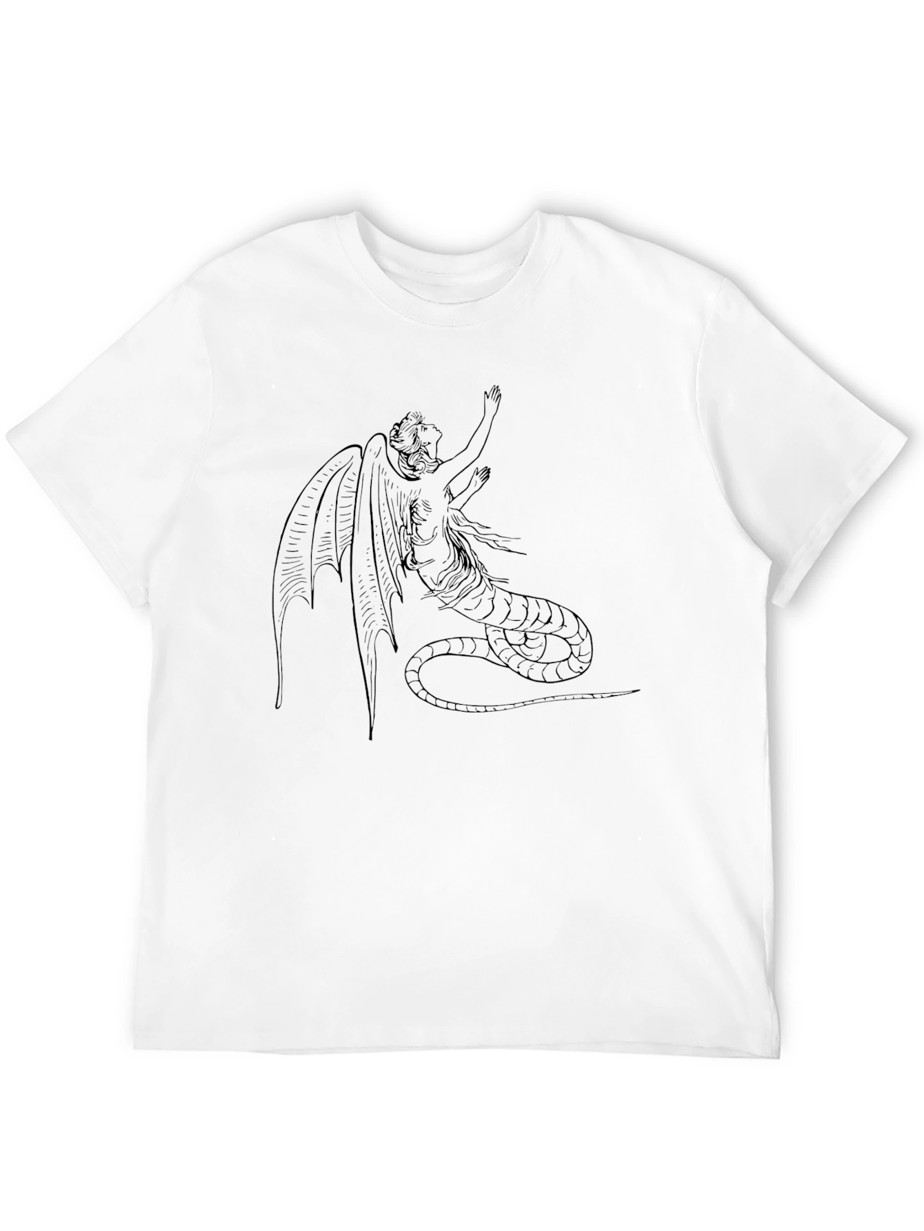 Medusa Serpent Black Graphic Tee
