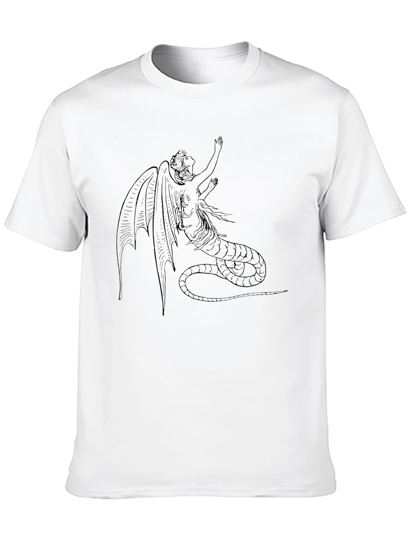 Medusa Serpent Black Graphic Tee