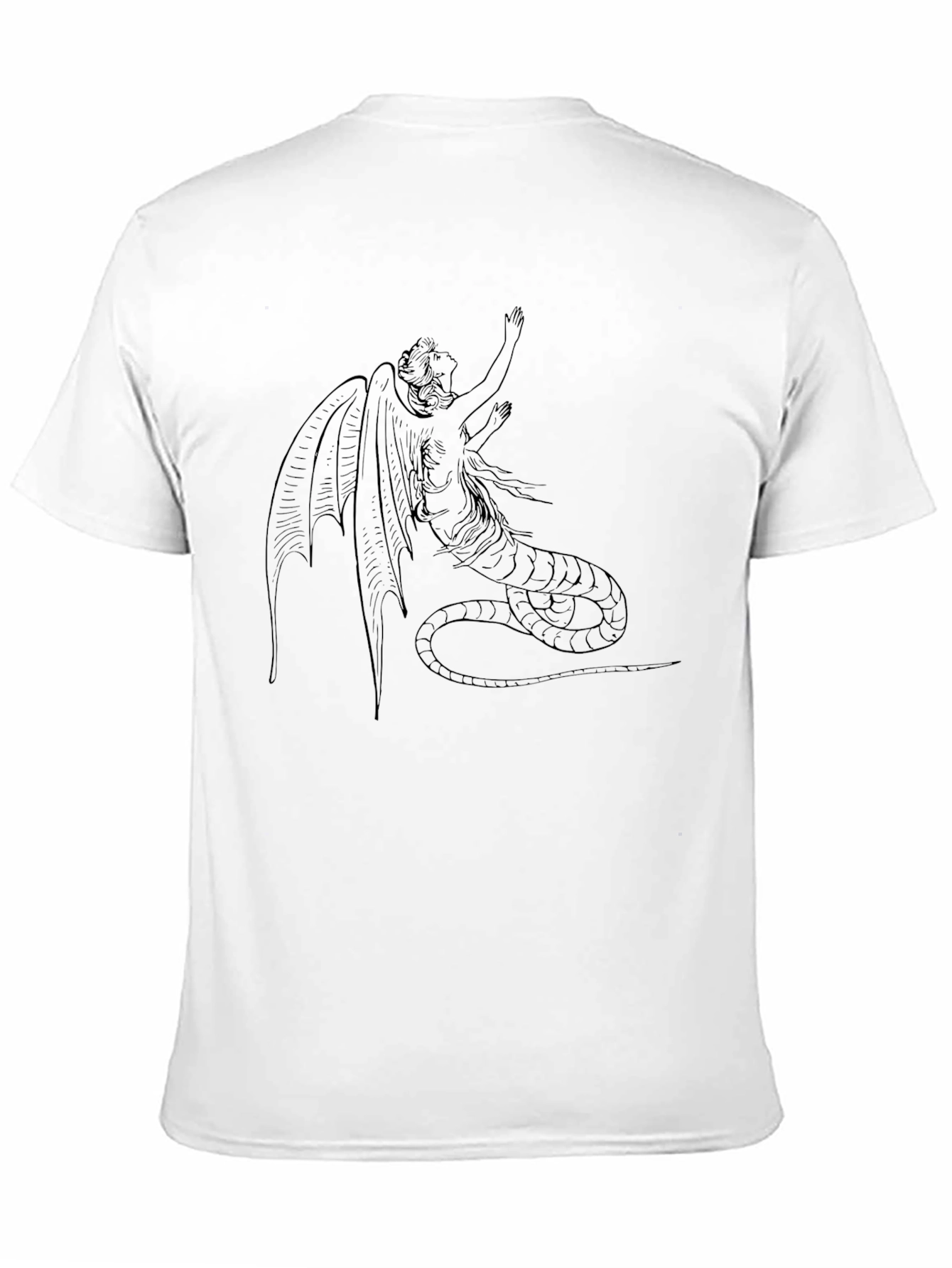 Medusa Serpent Black Graphic Tee