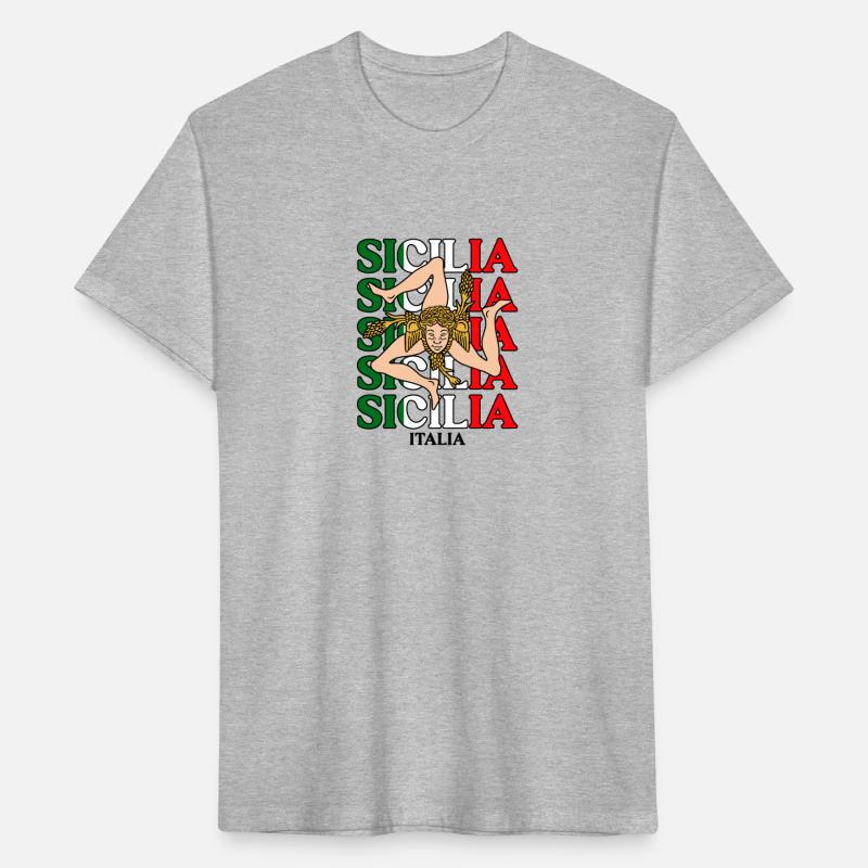 Sicilia Flag Sicily Palermo Italy