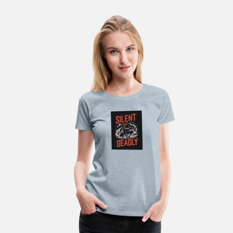 "Silent But Deadly – Ninja Minimalist T-Shirt