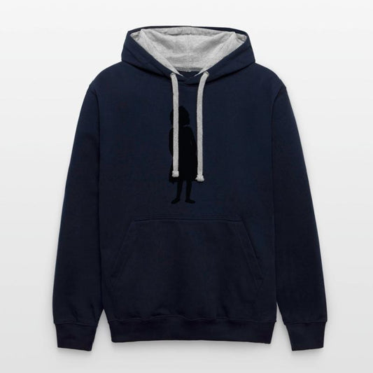 Silhouette little girl