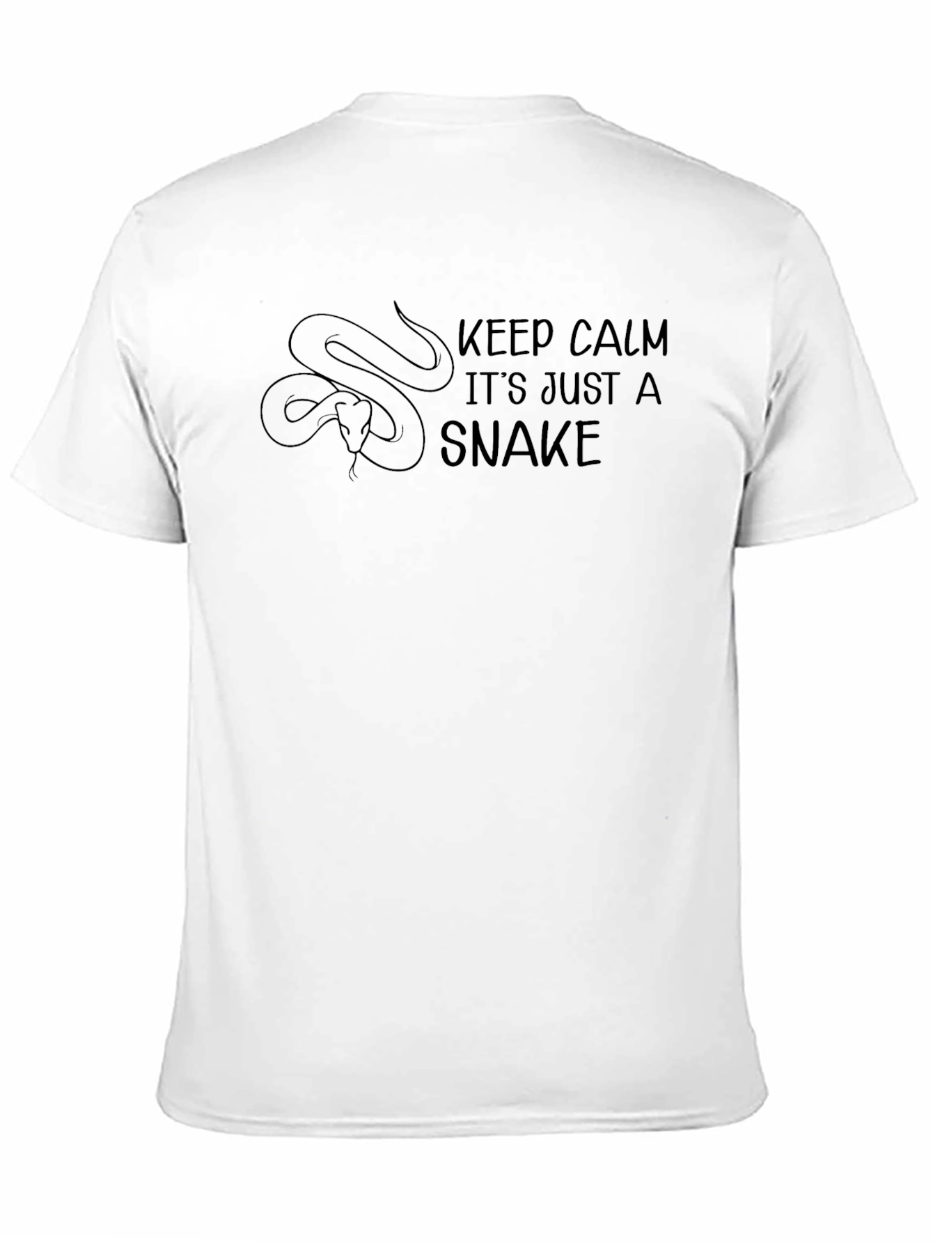 Keep Calm Snake T-Shirt - Mens Graphic Tee