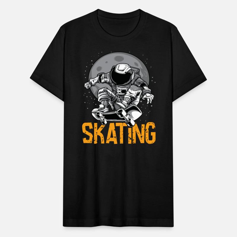 Skating Astronaut Space Explorer