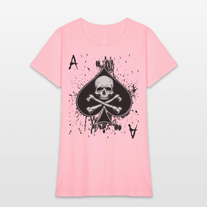 Skull Ace of Spades Playing Card Poker Gift Idea