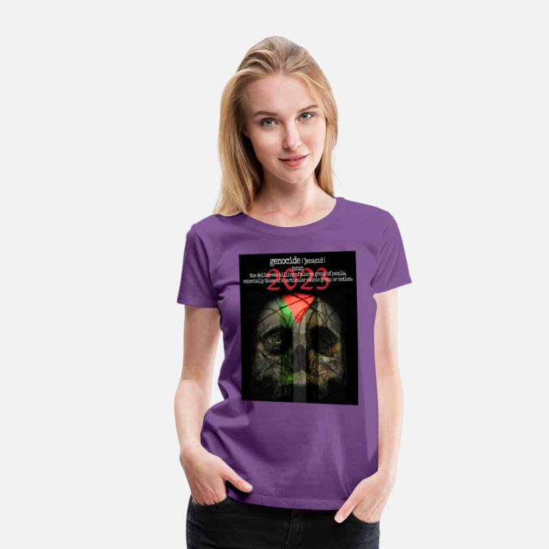 Skull, olives and barb-wire with Palestinian flag.