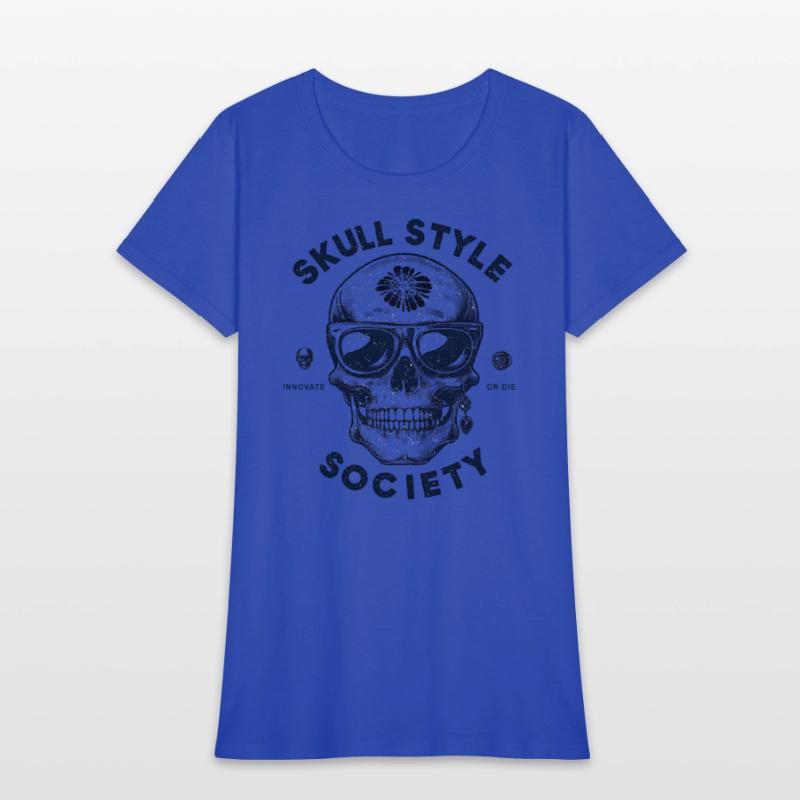 skull style society clean black
