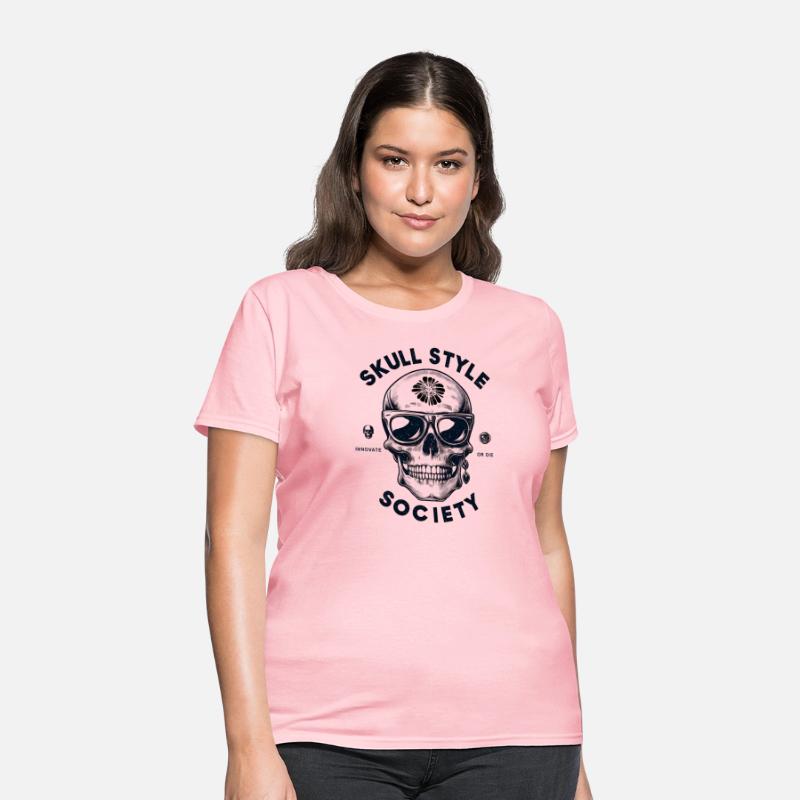 skull style society clean black