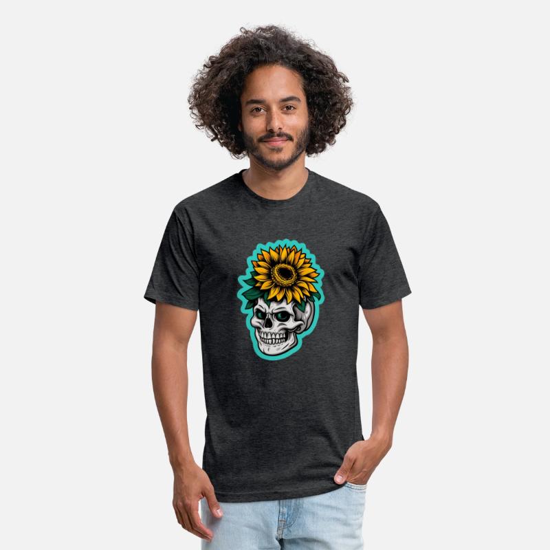 skull sunflower
