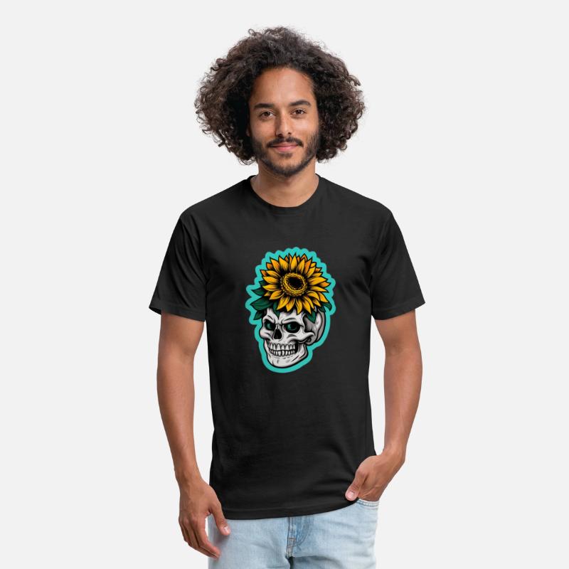 skull sunflower