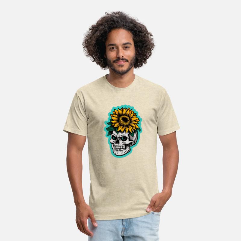 skull sunflower