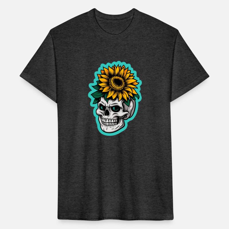 skull sunflower
