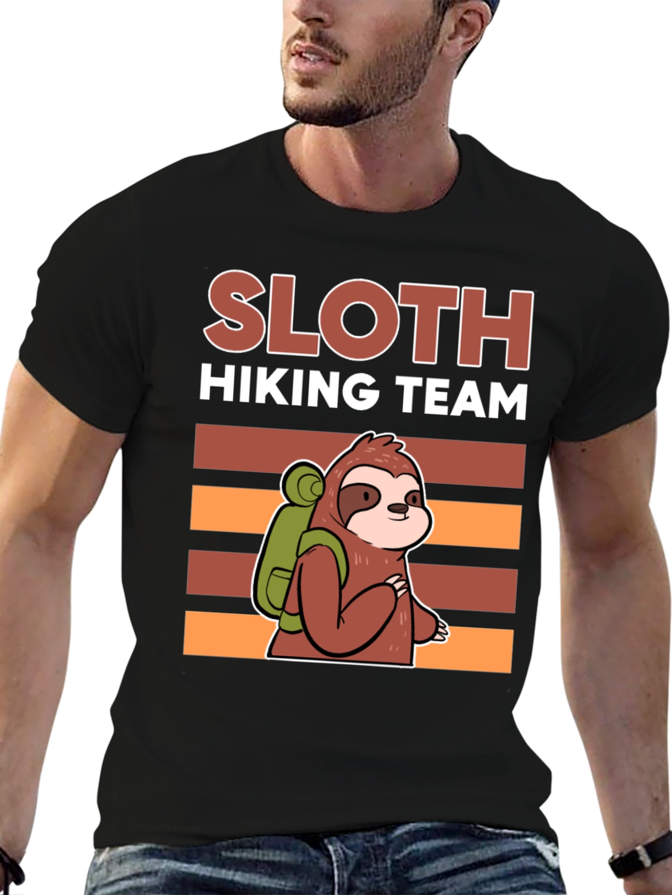 Sloth Hiking Team T-Shirt - Funny Adventure Tee