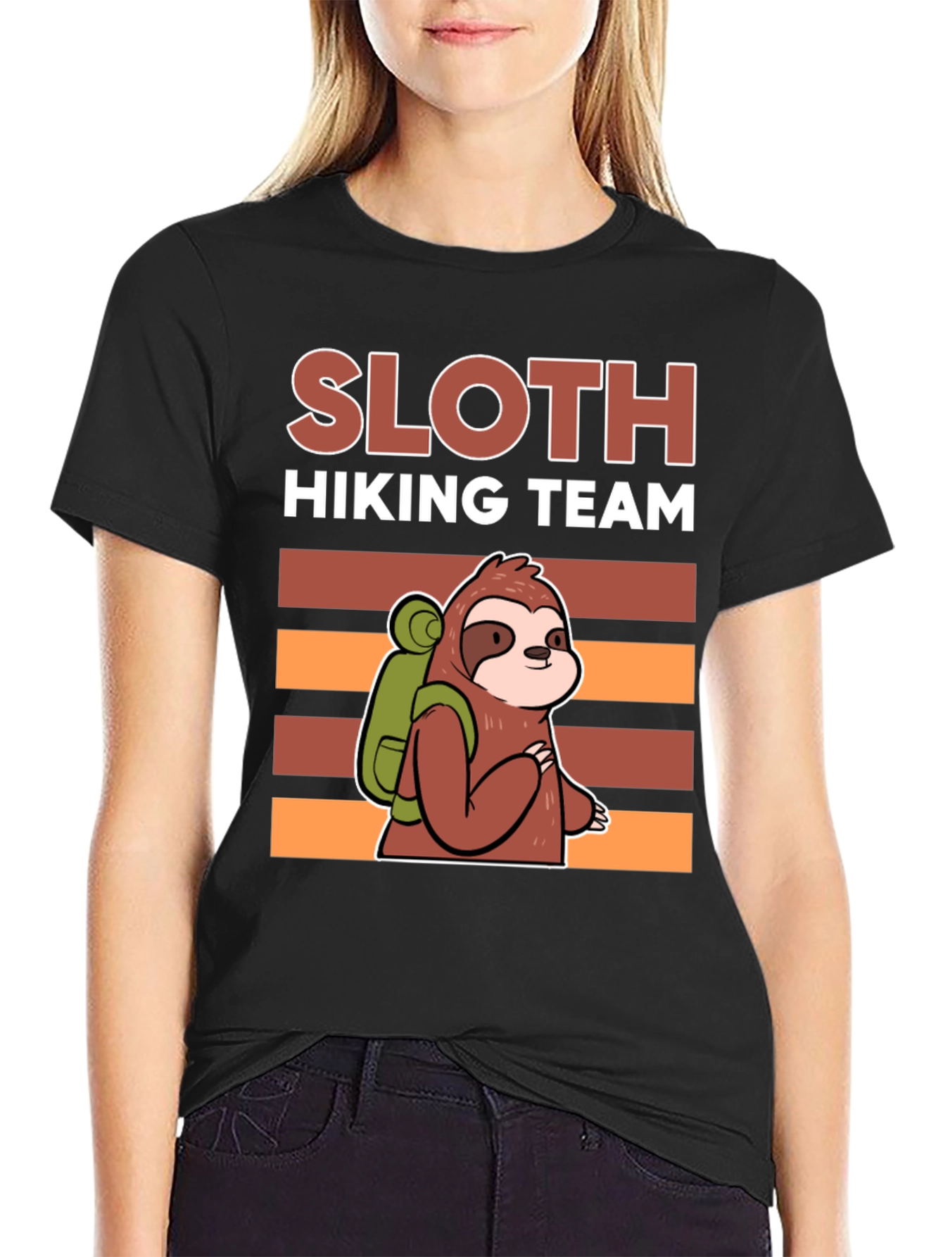 Sloth Hiking Team T-Shirt - Funny Adventure Tee