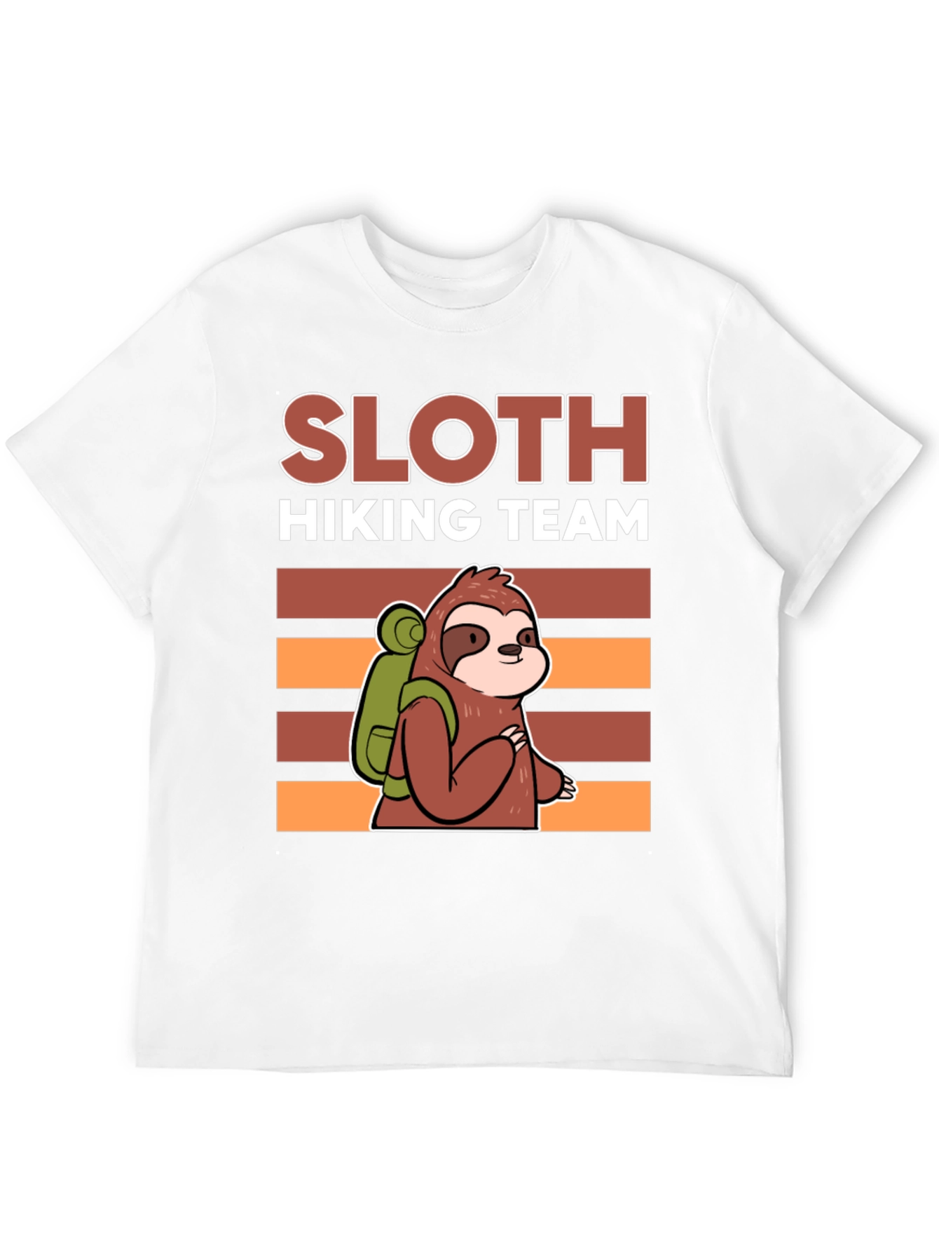 Sloth Hiking Team T-Shirt - Funny Adventure Tee