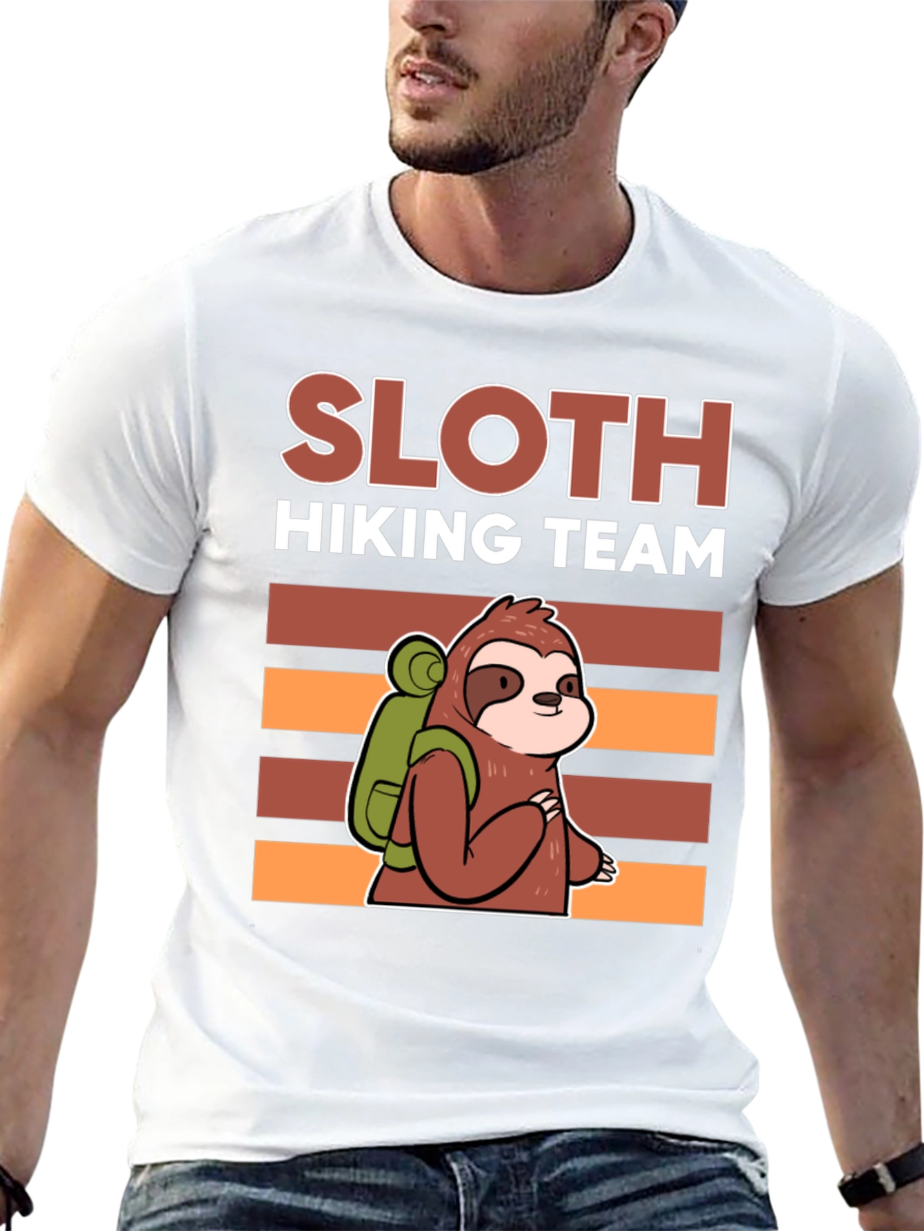 Sloth Hiking Team T-Shirt - Funny Adventure Tee