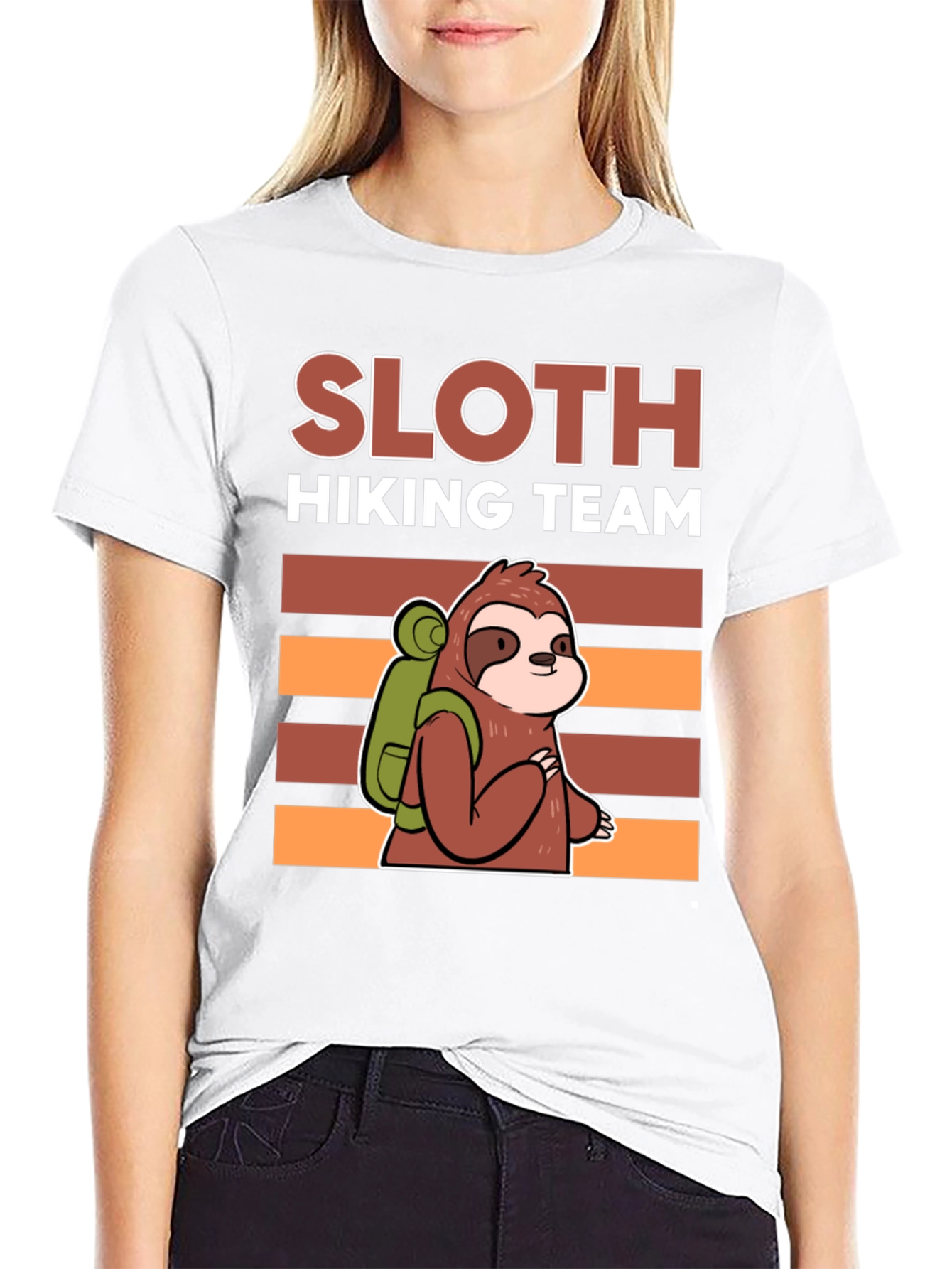 Sloth Hiking Team T-Shirt - Funny Adventure Tee
