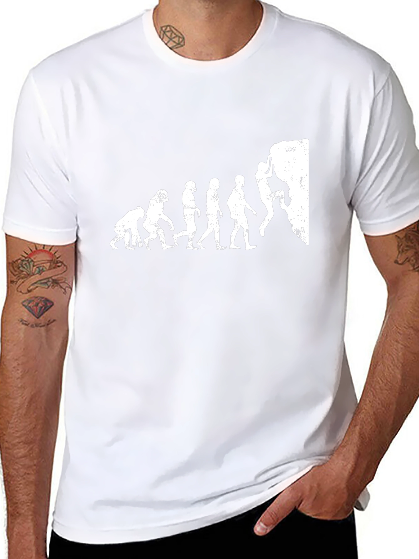 Evolution of Climbing T-Shirt | Rock Climbing Gift