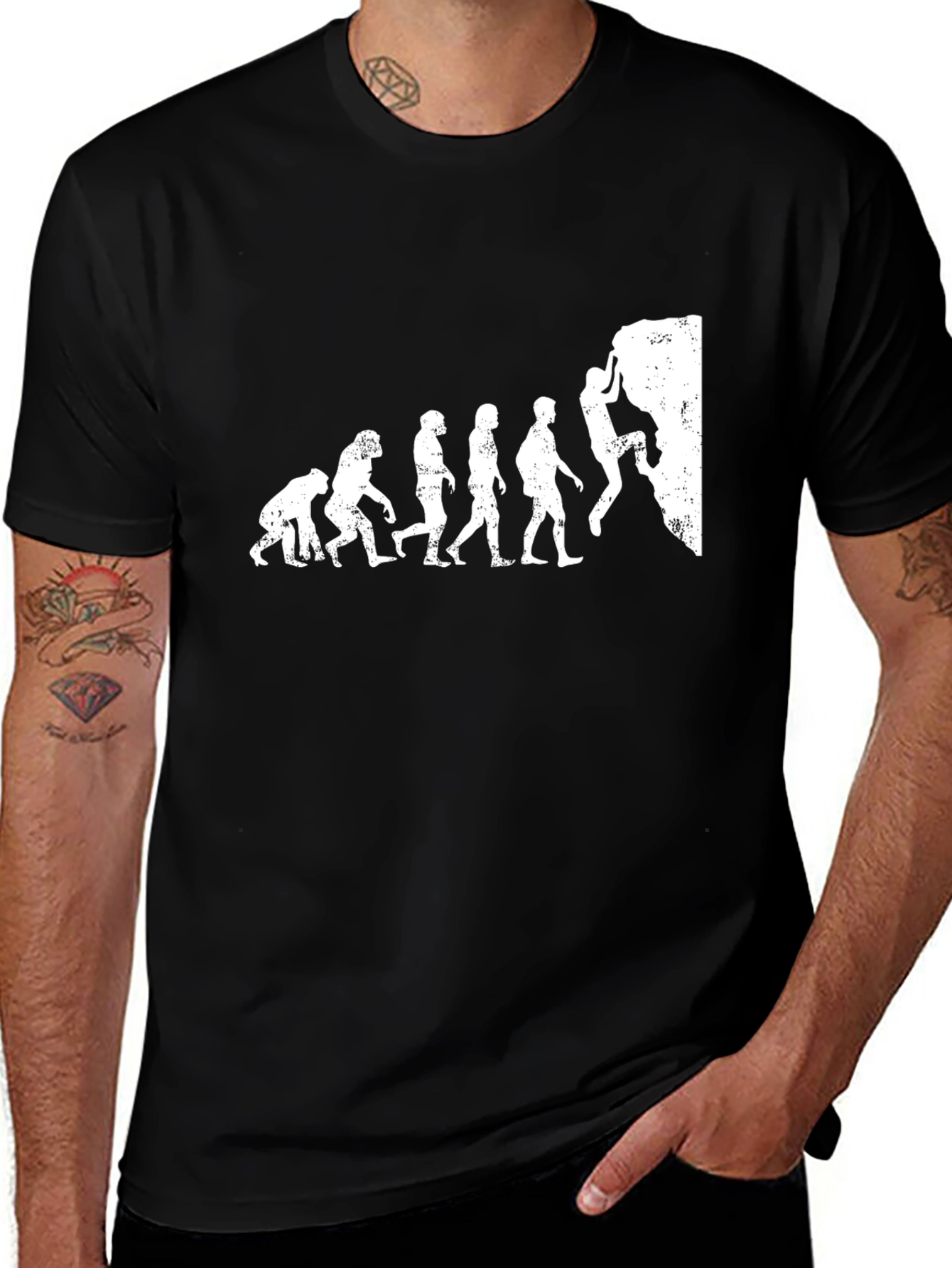 Evolution of Climbing T-Shirt | Rock Climbing Gift