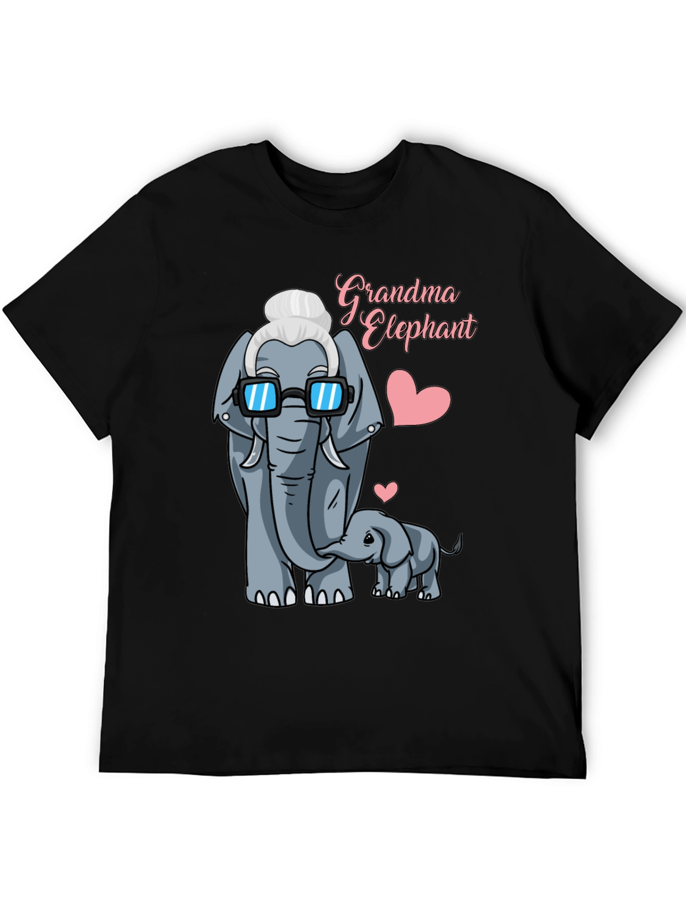 Grandma Elephant Graphic T-Shirt