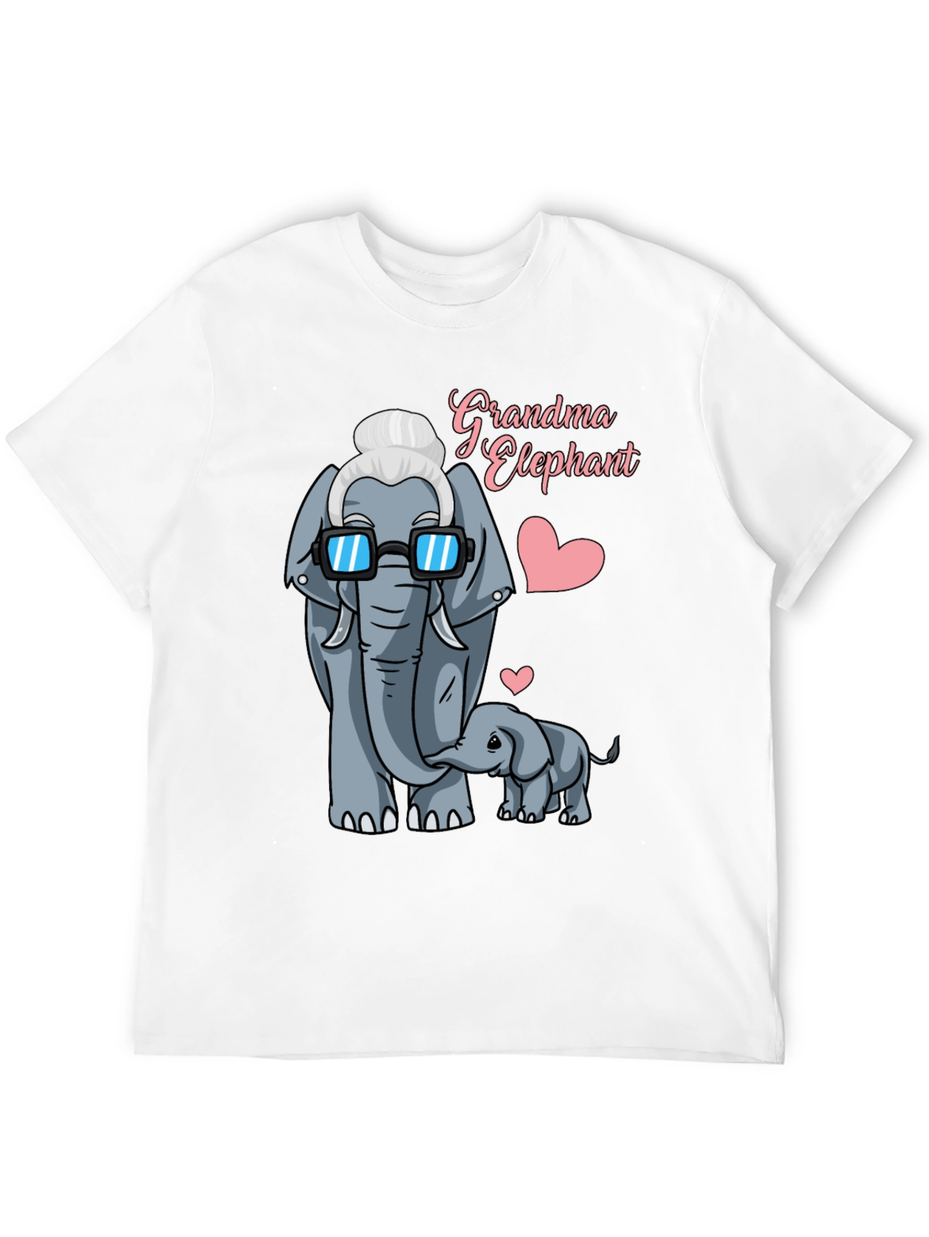 Grandma Elephant Graphic T-Shirt