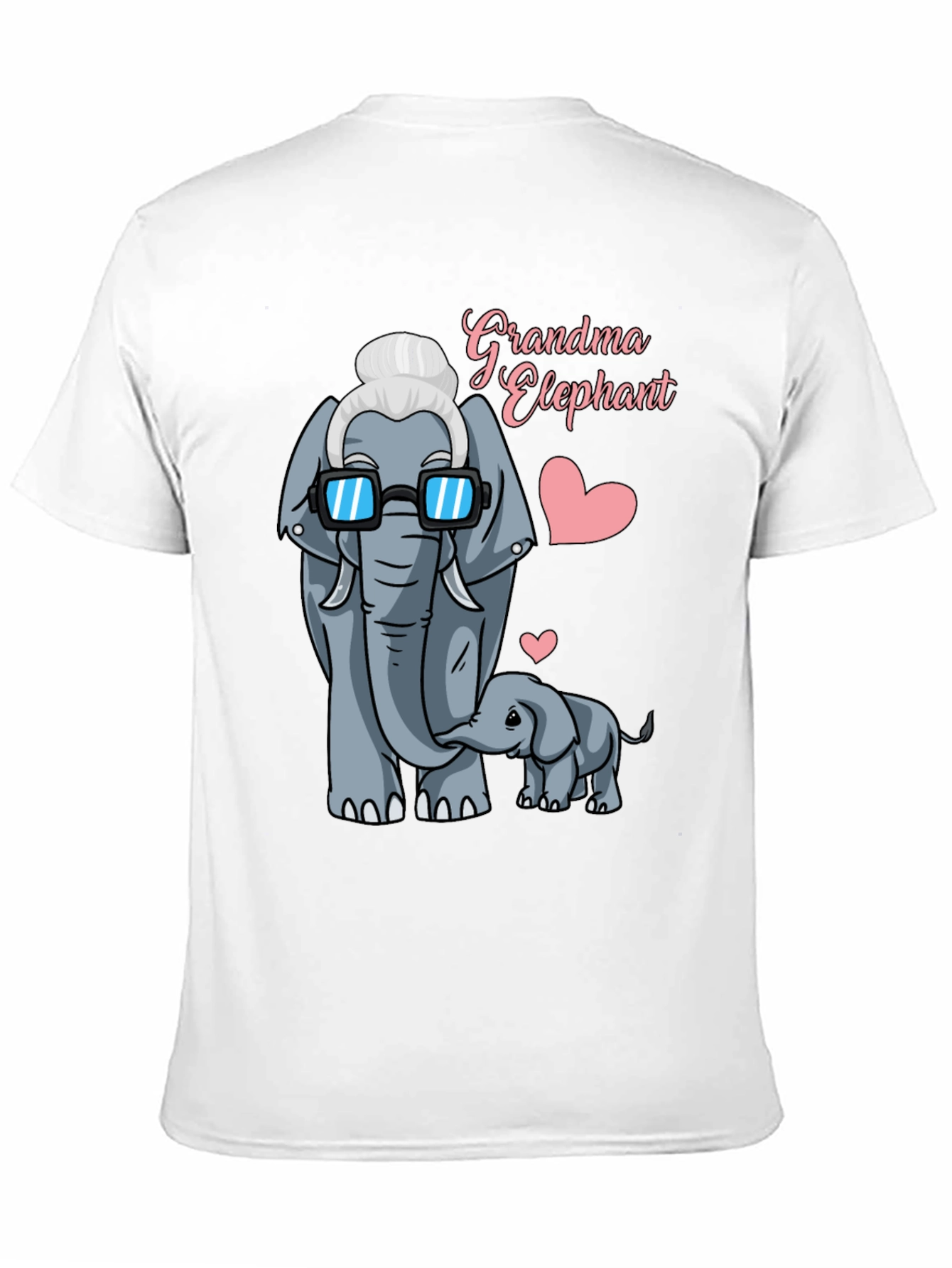 Grandma Elephant Graphic T-Shirt