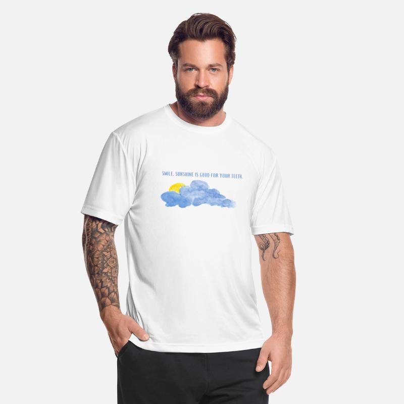 smail,sunshine is good for your teeth.