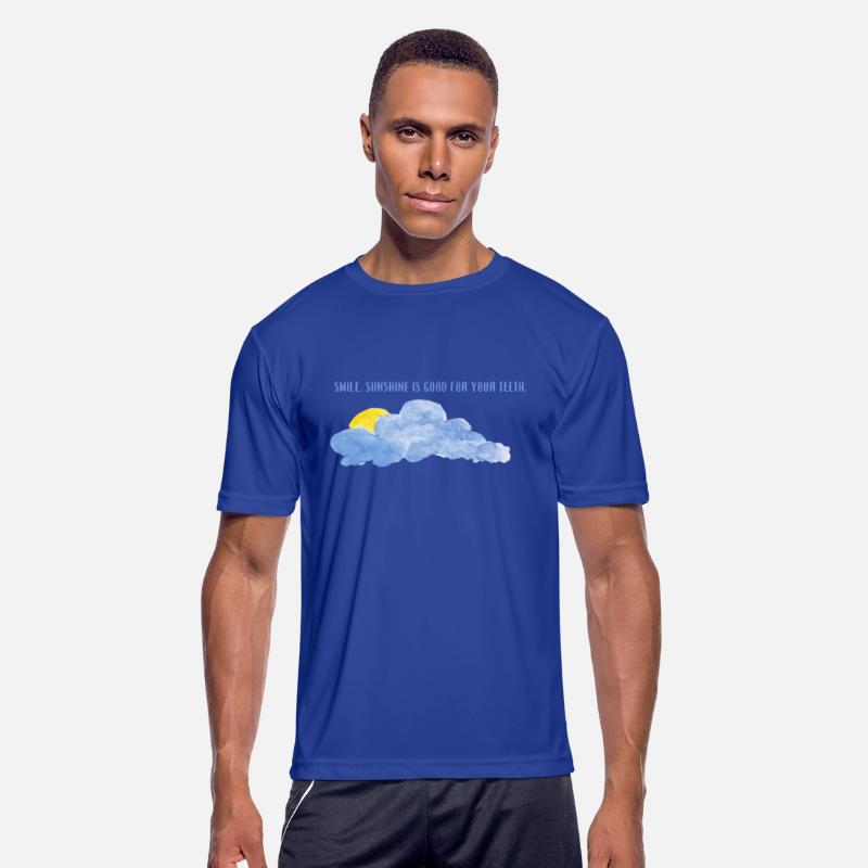 smail,sunshine is good for your teeth.