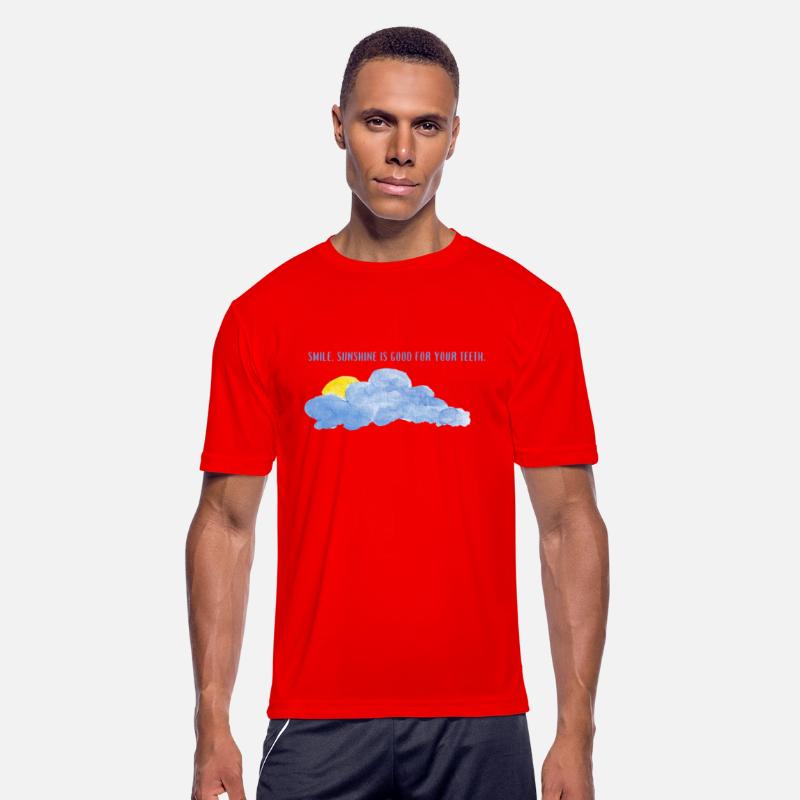 smail,sunshine is good for your teeth.