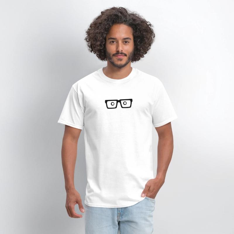Smart nerd monkey head horn-rimmed glasses geek