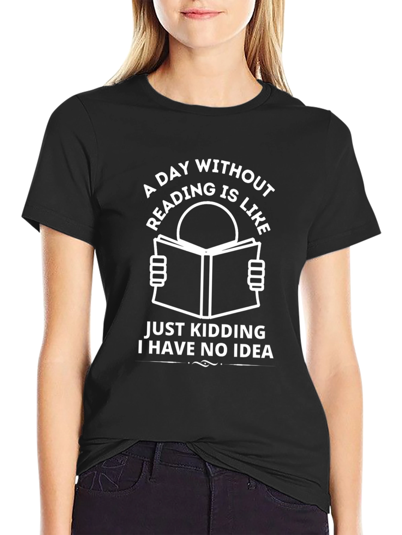 A Day Without Reading T-Shirt Funny Book Lover Tee