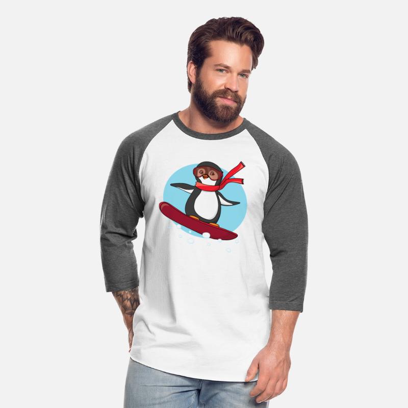 Snowboarding Penguin