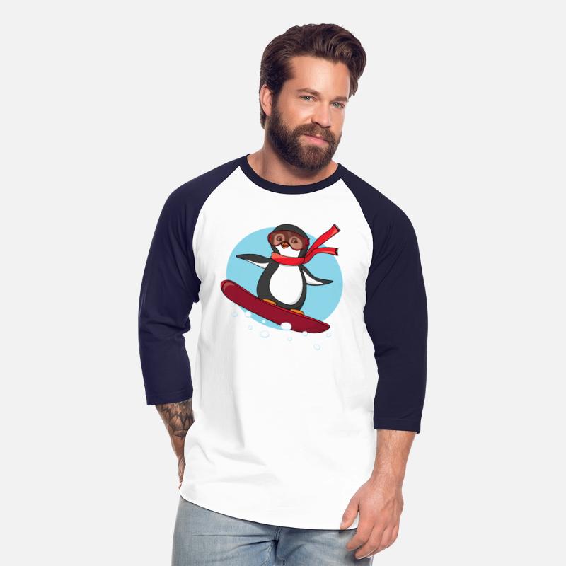 Snowboarding Penguin