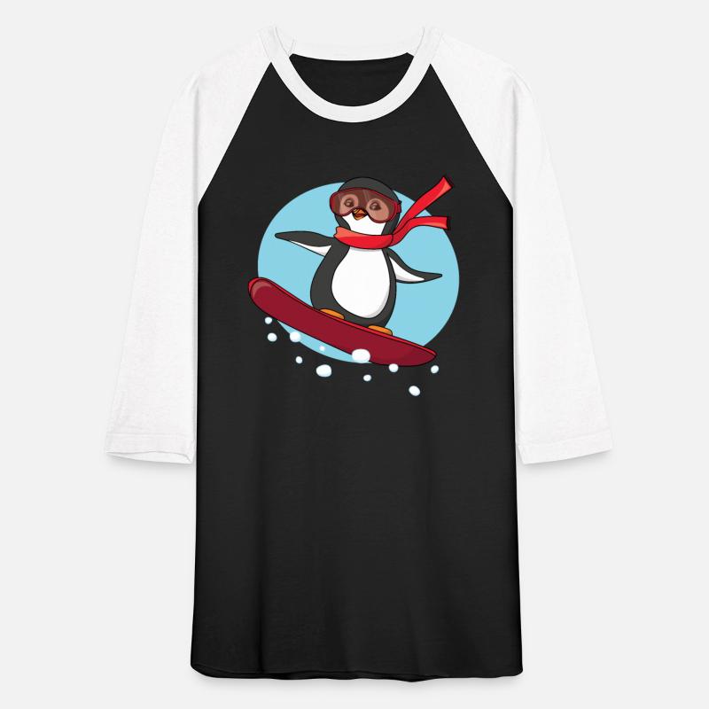 Snowboarding Penguin
