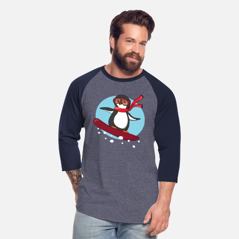 Snowboarding Penguin