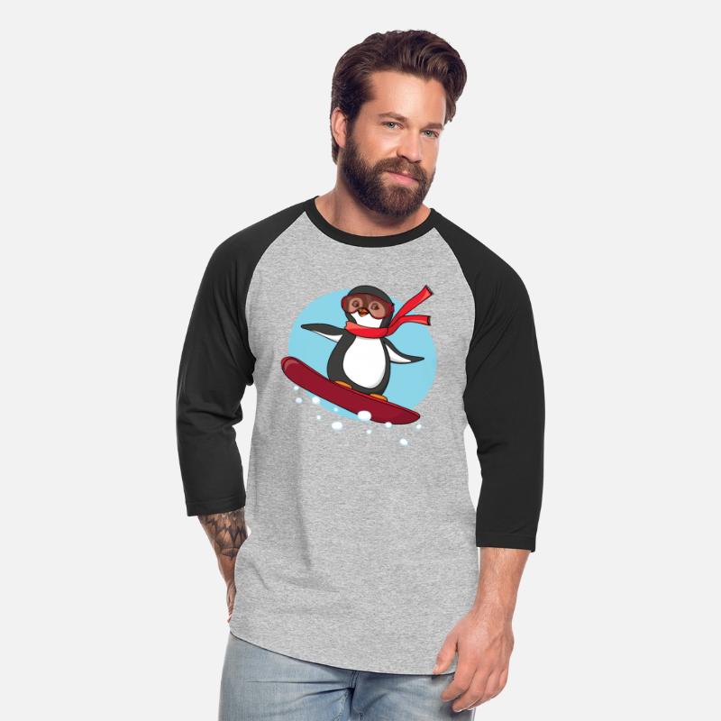 Snowboarding Penguin