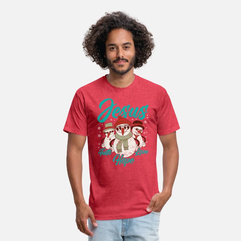 Snowmen Jesus Peace Hope Love Christmas