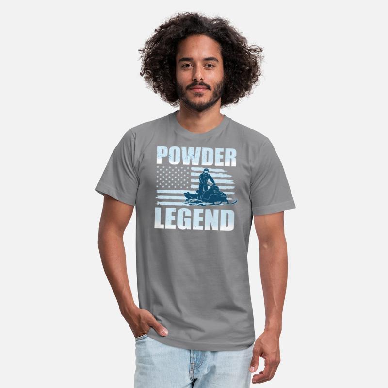 Snowmobiling Powder Legend US Patriots
