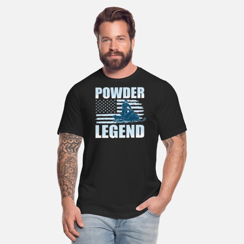 Snowmobiling Powder Legend US Patriots