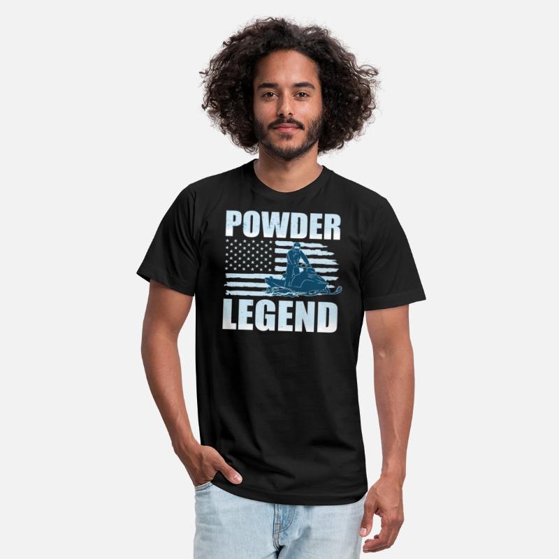 Snowmobiling Powder Legend US Patriots