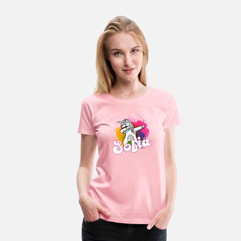 SOFIA - Beautiful name with dabbing unicorn