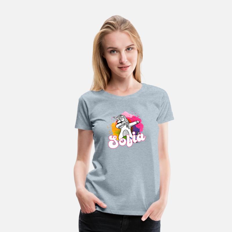 SOFIA - Beautiful name with dabbing unicorn