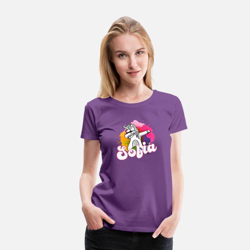 SOFIA - Beautiful name with dabbing unicorn