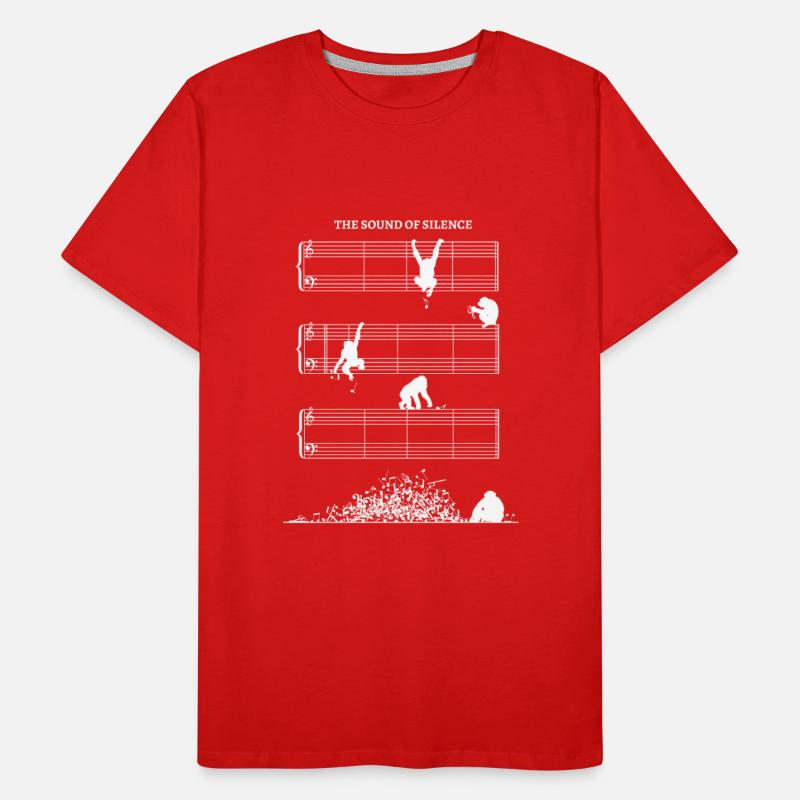 Sound Of Silence - Empty sheet music chimpanzees