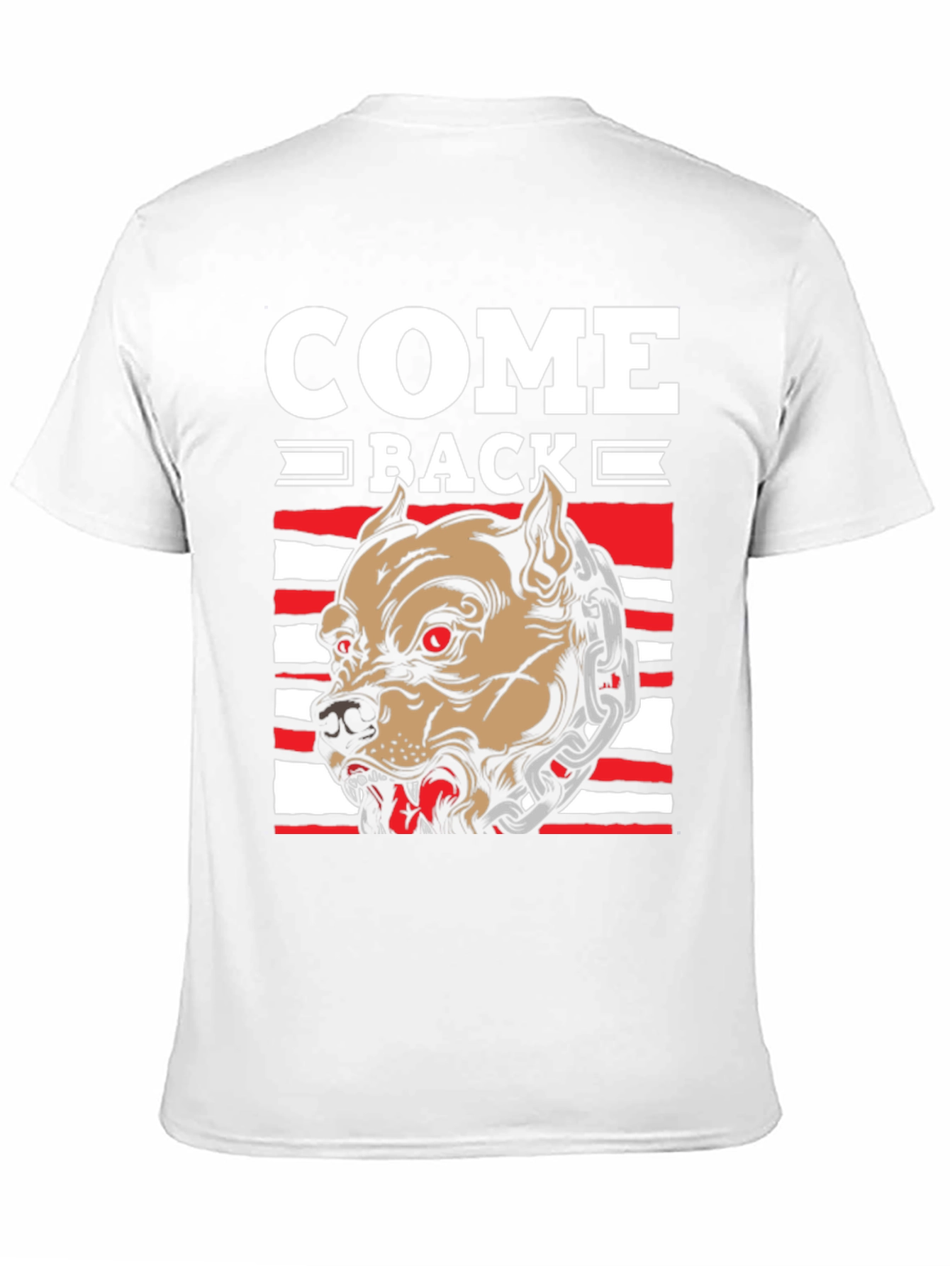 Come Back Pitbull Graphic T-Shirt - Mens Black Tee