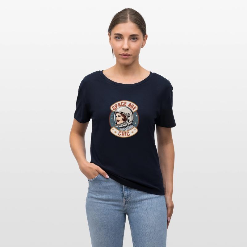 Space Age Chic Woman Astronaut Retro 60s