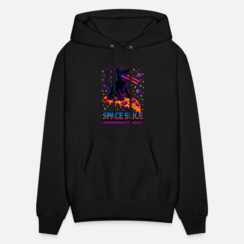 Space Slice – Neon Cat Pizza Universe